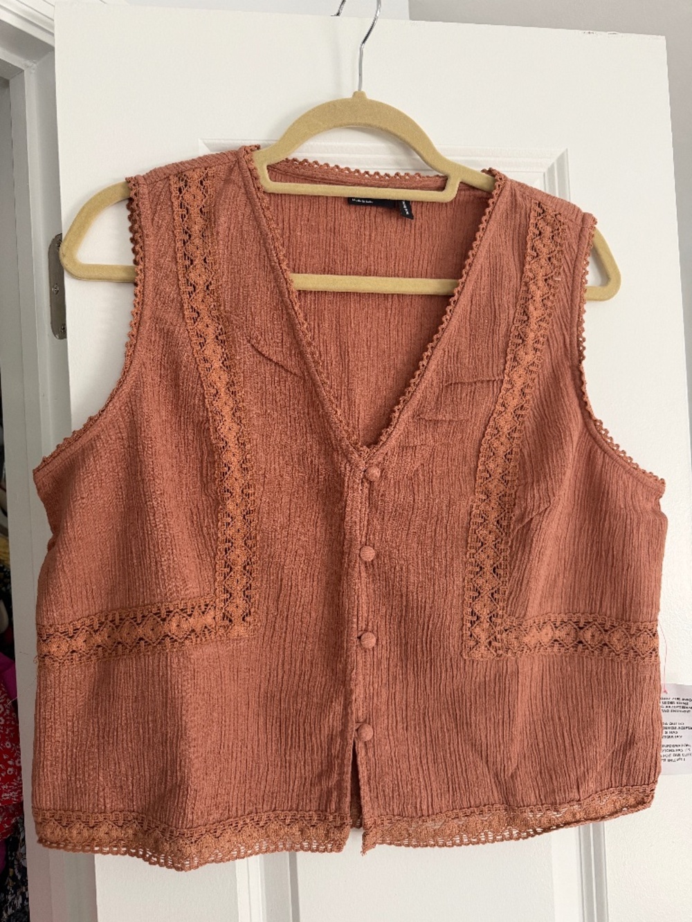 ASOS DESIGN lace trim top